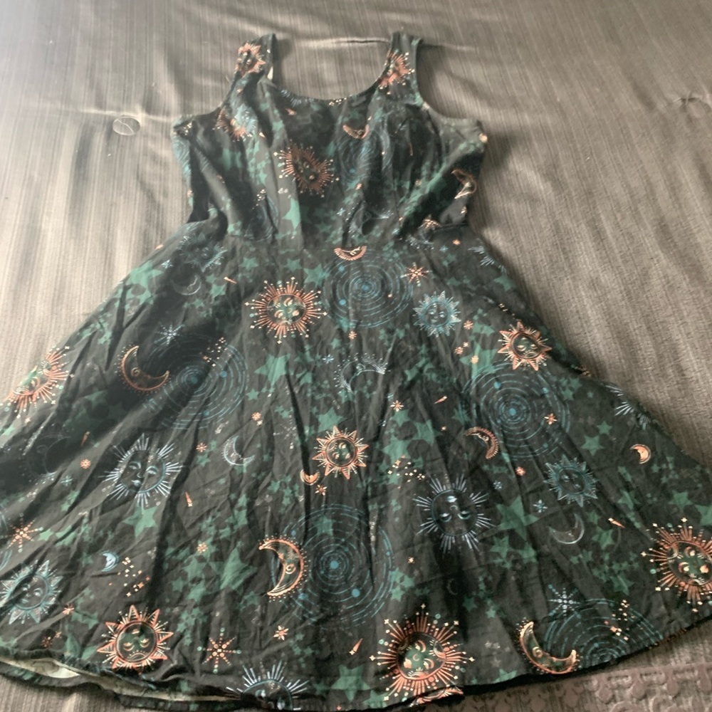 Modcloth Retrolicious Celestial Hello Moon Midi D… - image 5